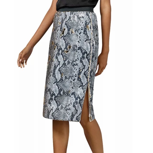 Ted Baker Dresses & Skirts - Snakeskin midi skirt Ted Baker size 0 ( US 2) S